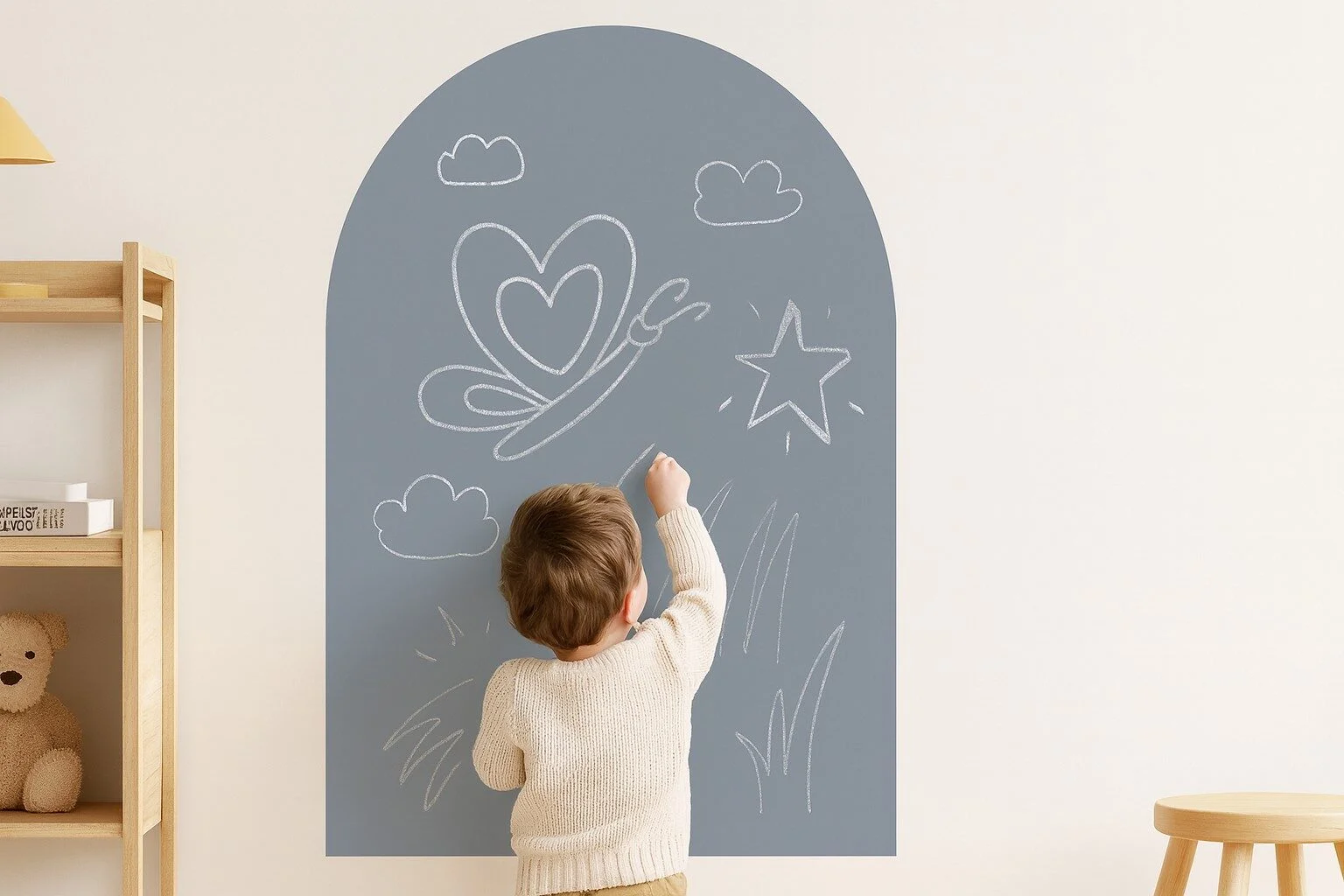Kidiomi chalk board grey 01 p