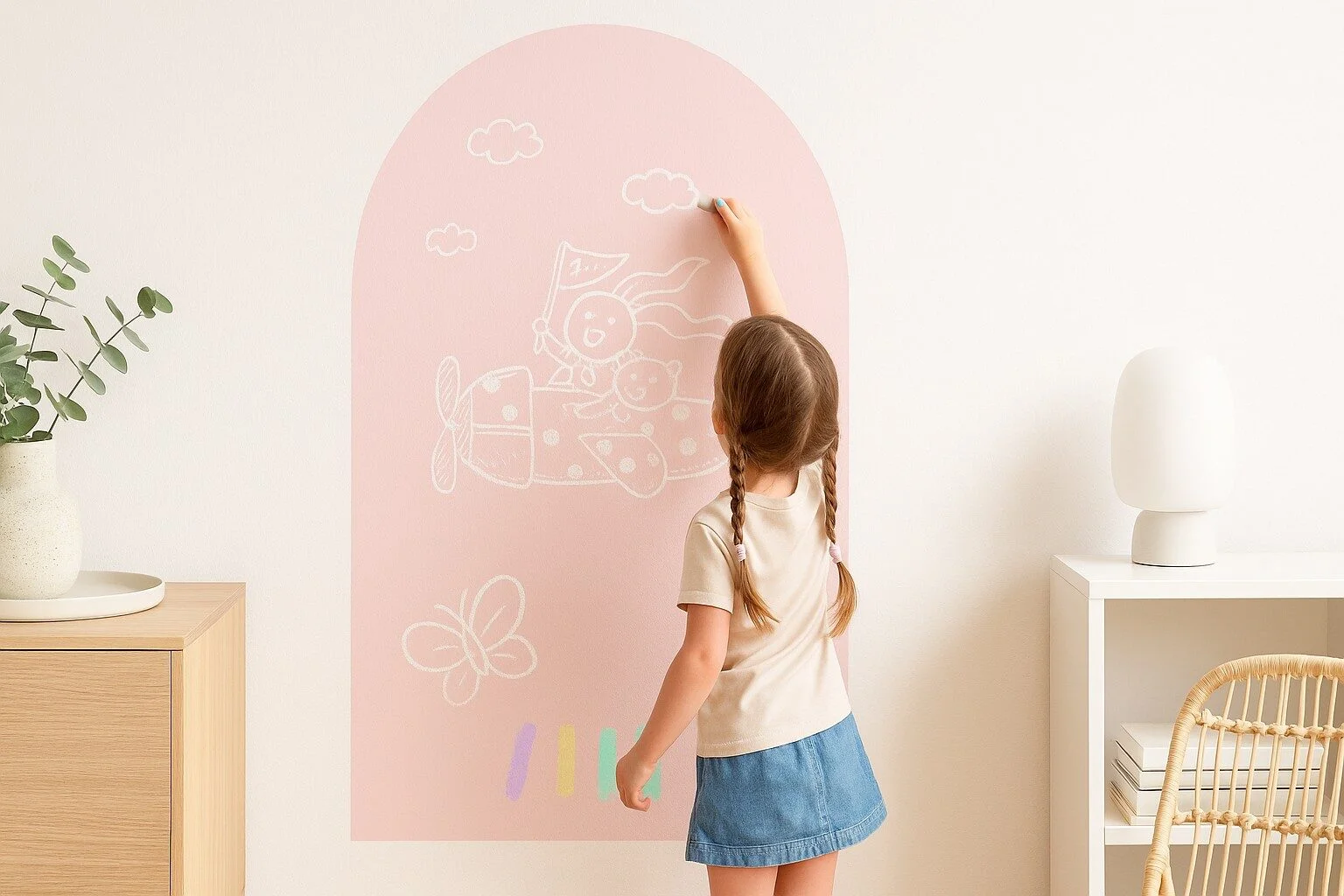 Kidiomi chalk board pink 02 p